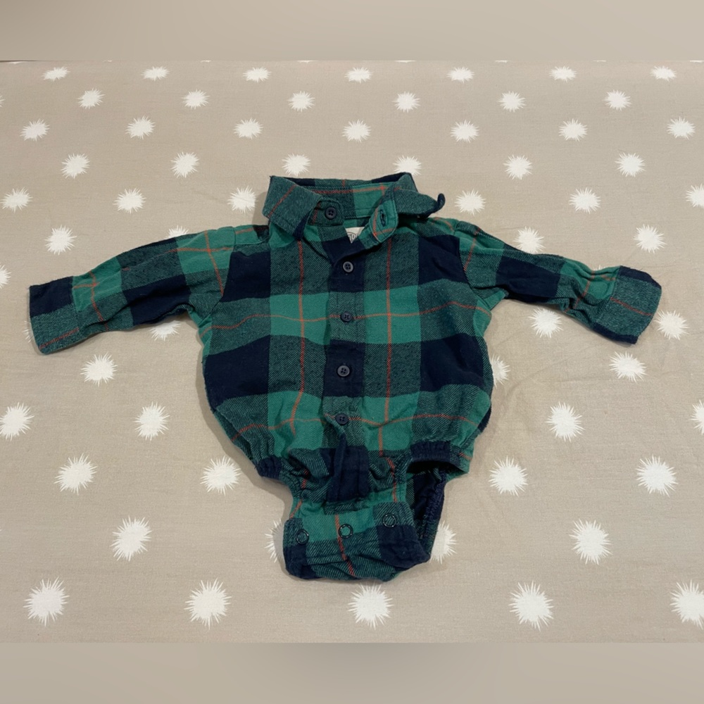 Outdoor Kids Flannel Onesie